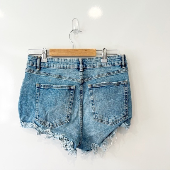 Zara High Rise Denim Shorts - Picture 5 of 13